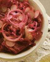  Красный салат (из краснокочанной капусты)