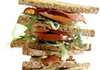  Клубный сэндвич с овощами