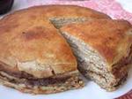 Блинчатый пирог с творожно-ореховой начинкой